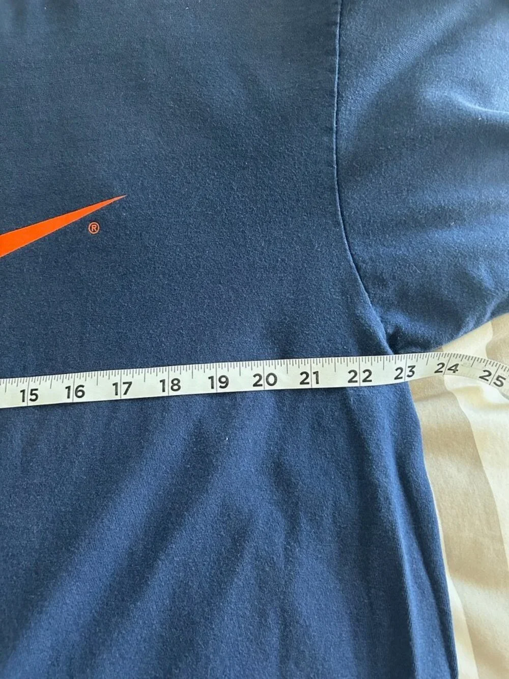 Vintage 90s  Nike Syracuse Orangemen Big Swoosh Logo Tee Size XXL